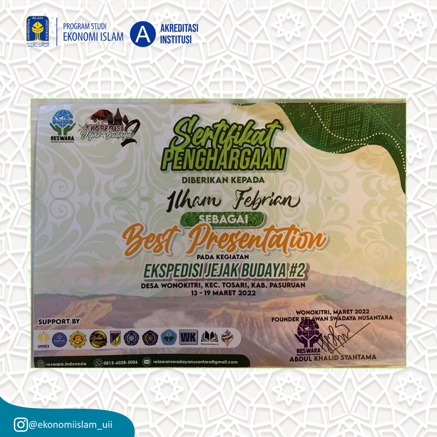 Program Studi Ekonomi Islam - Universitas Islam Indonesia